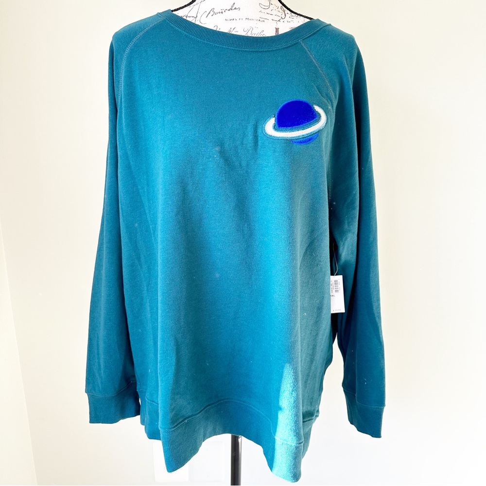 Brand New Old Navy Vintage Galactic Crew Sweatshirt XXL